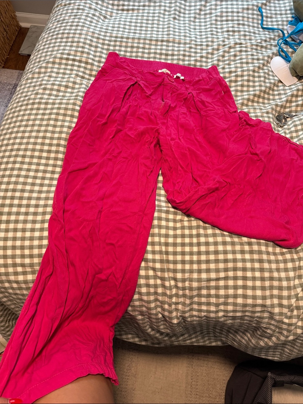 Celebrity Pink Hot Pink Lightweight Drawstring Trousers